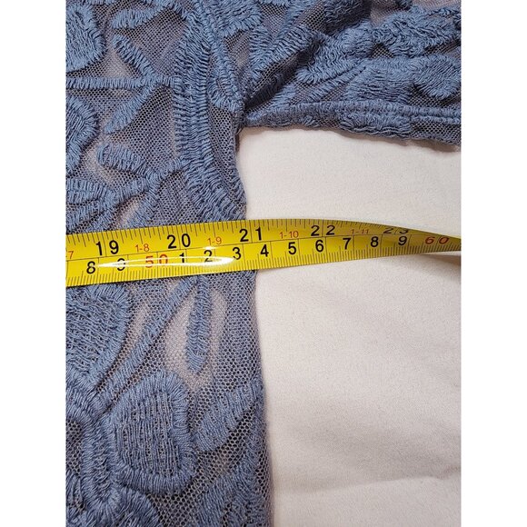 Altar'd State Lace Open Cardigan size XS/S Blue - Picture 4 of 5